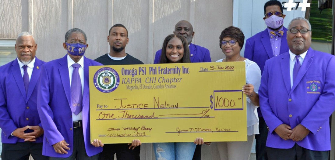 Omega Psi Phi chapter awards three scholarships Colleges