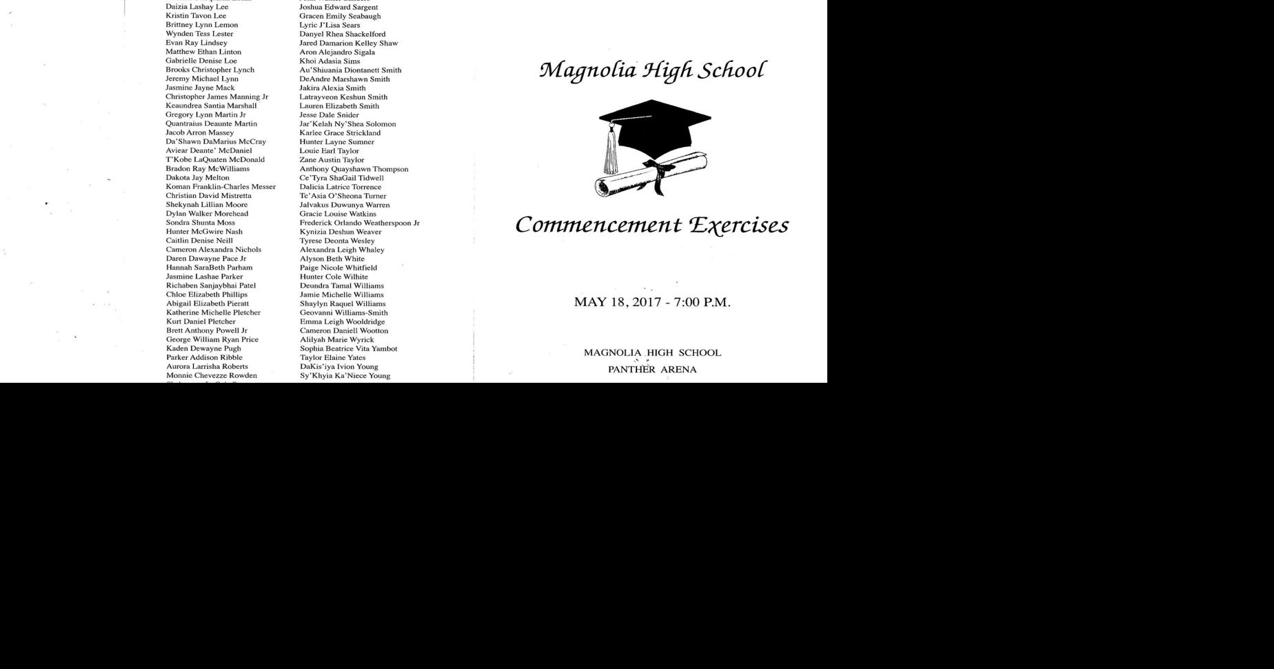(VIDEOS) Magnolia High School seniors receive diplomas Education