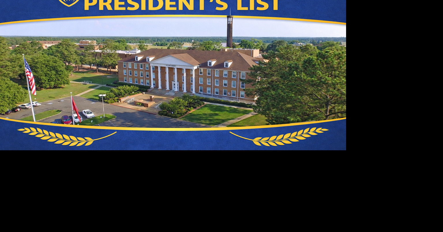 President's List issued by Southern Arkansas University