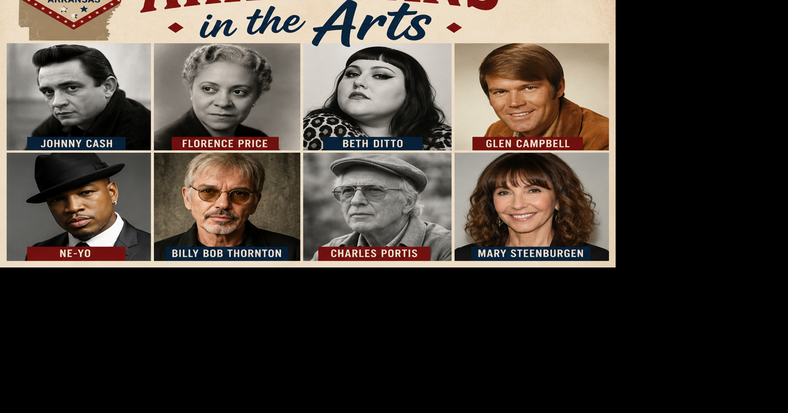 Arkansas at 190: 20 Arkansans in culture and the arts
