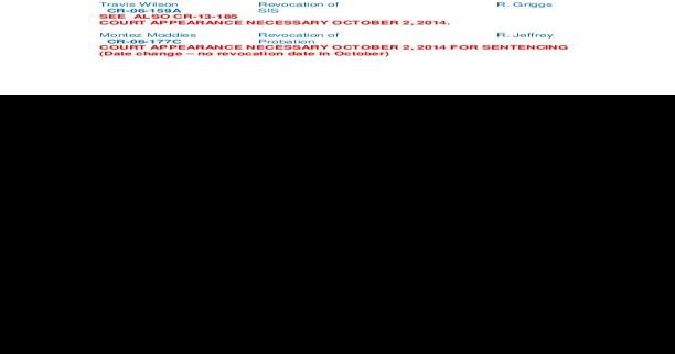 (With PDF of docket) Judge Singleton will preside over Columbia