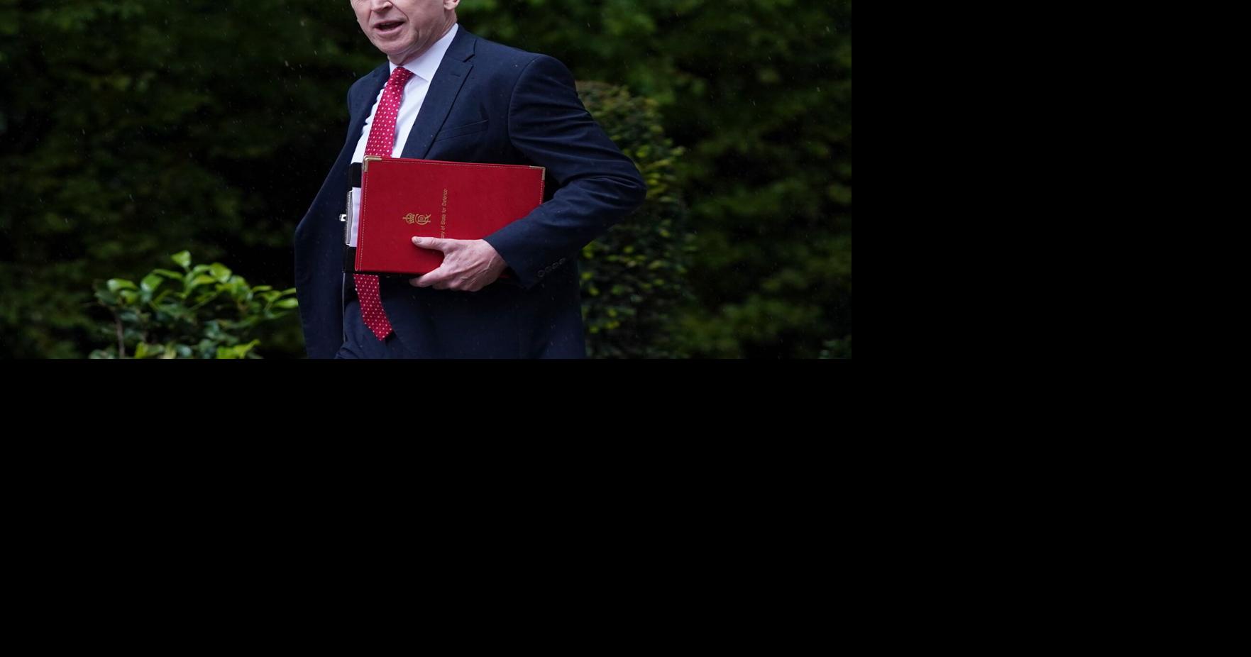 UK defense secretary resigns, saying the government is not willing to spend enough on the military