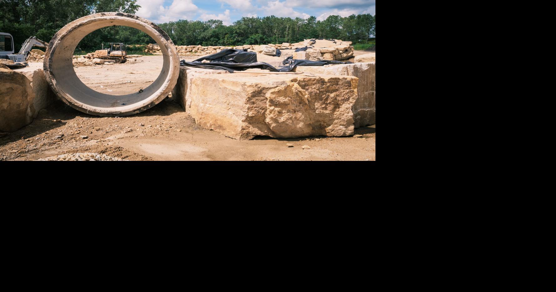 Mountain bike trails begin to form on former quarry