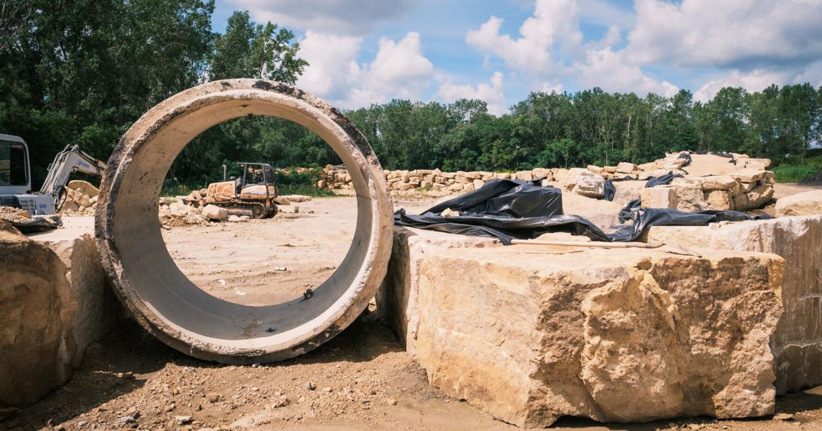 Mountain bike trails begin to form on former quarry