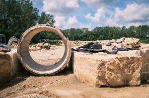 Mountain bike trails begin to form on former quarry