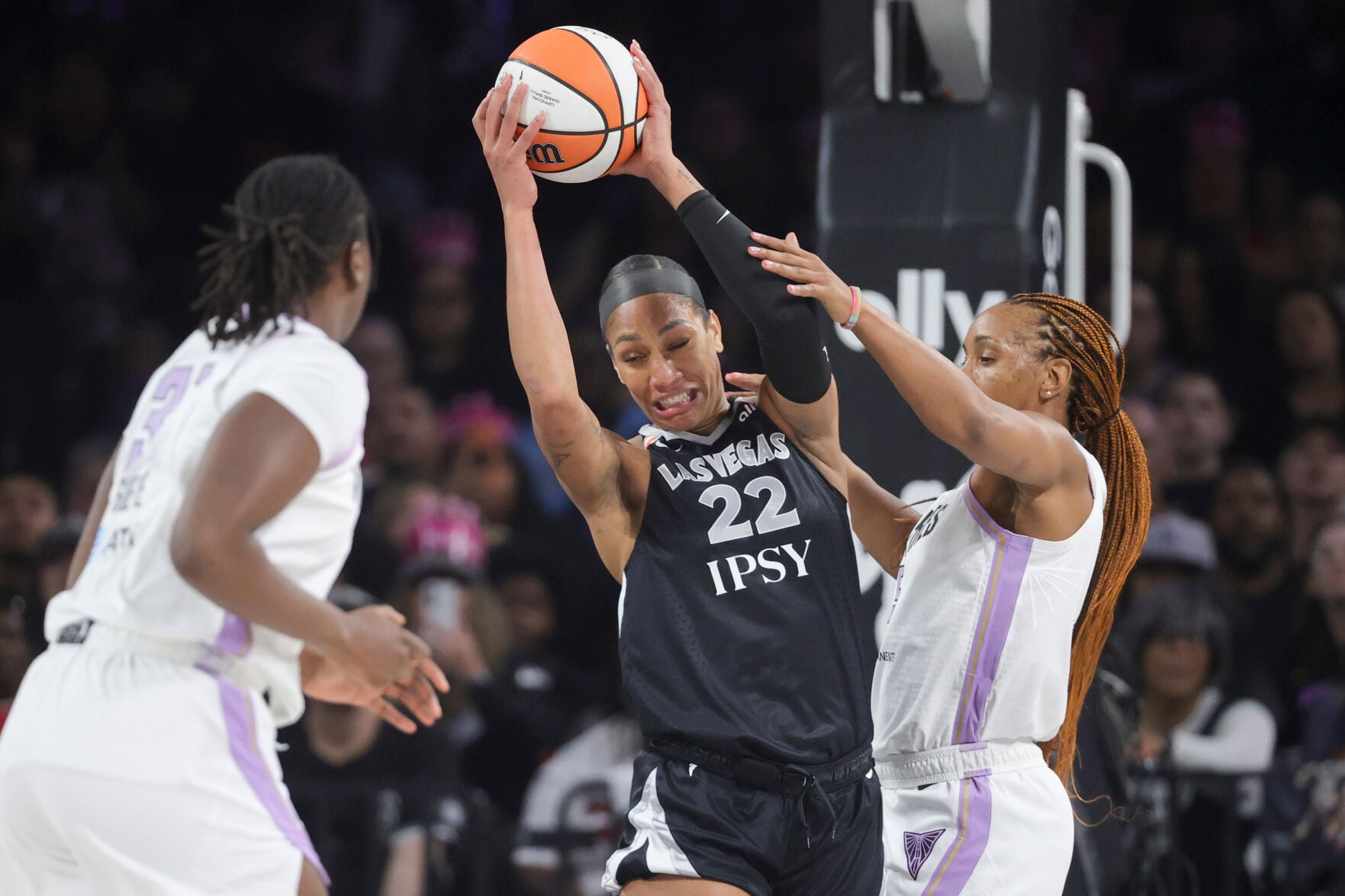 WNBA Finals 2026 Golden State head coach Natalie Nakase directing her team during overtime victory over Las Vegas