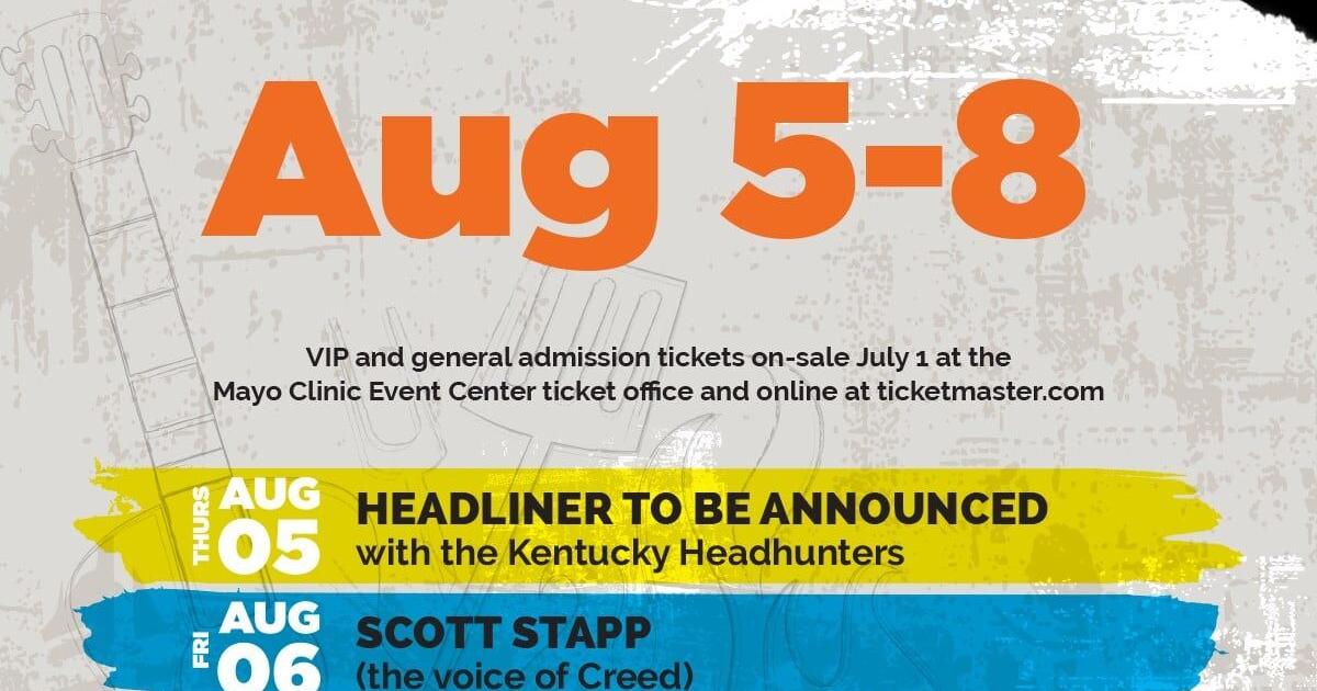 Three RibFest musical acts announced | Local News | mankatofreepress.com
