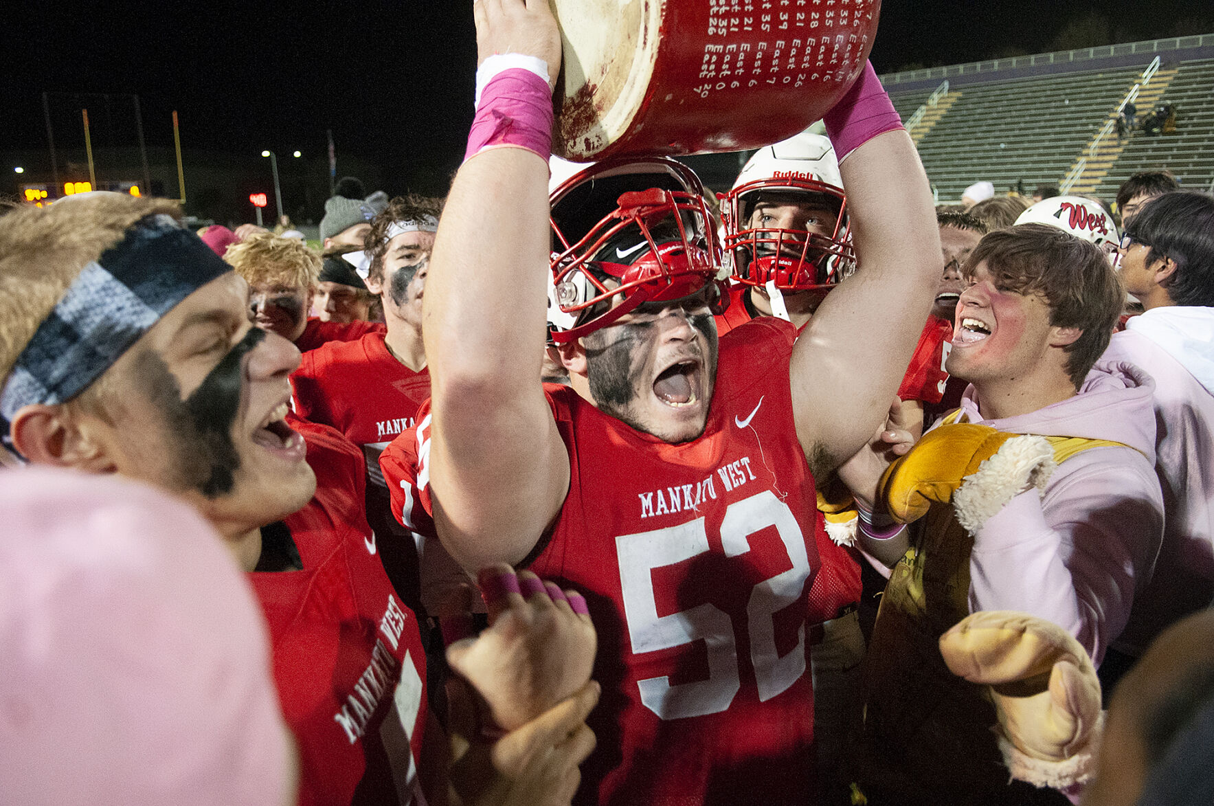 Mankato West and Mankato East Gear Up for Annual Jug Game with Strong Offenses