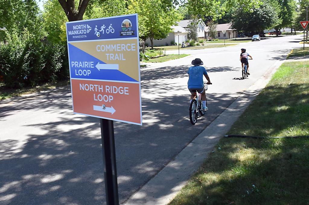 New signs and map kiosks make North Mankato more bikeable ...