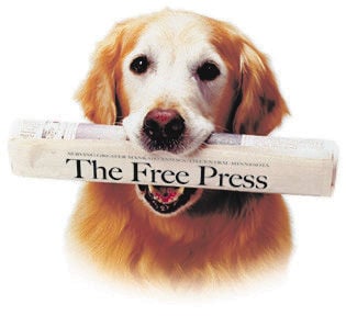 Free Press dog logo