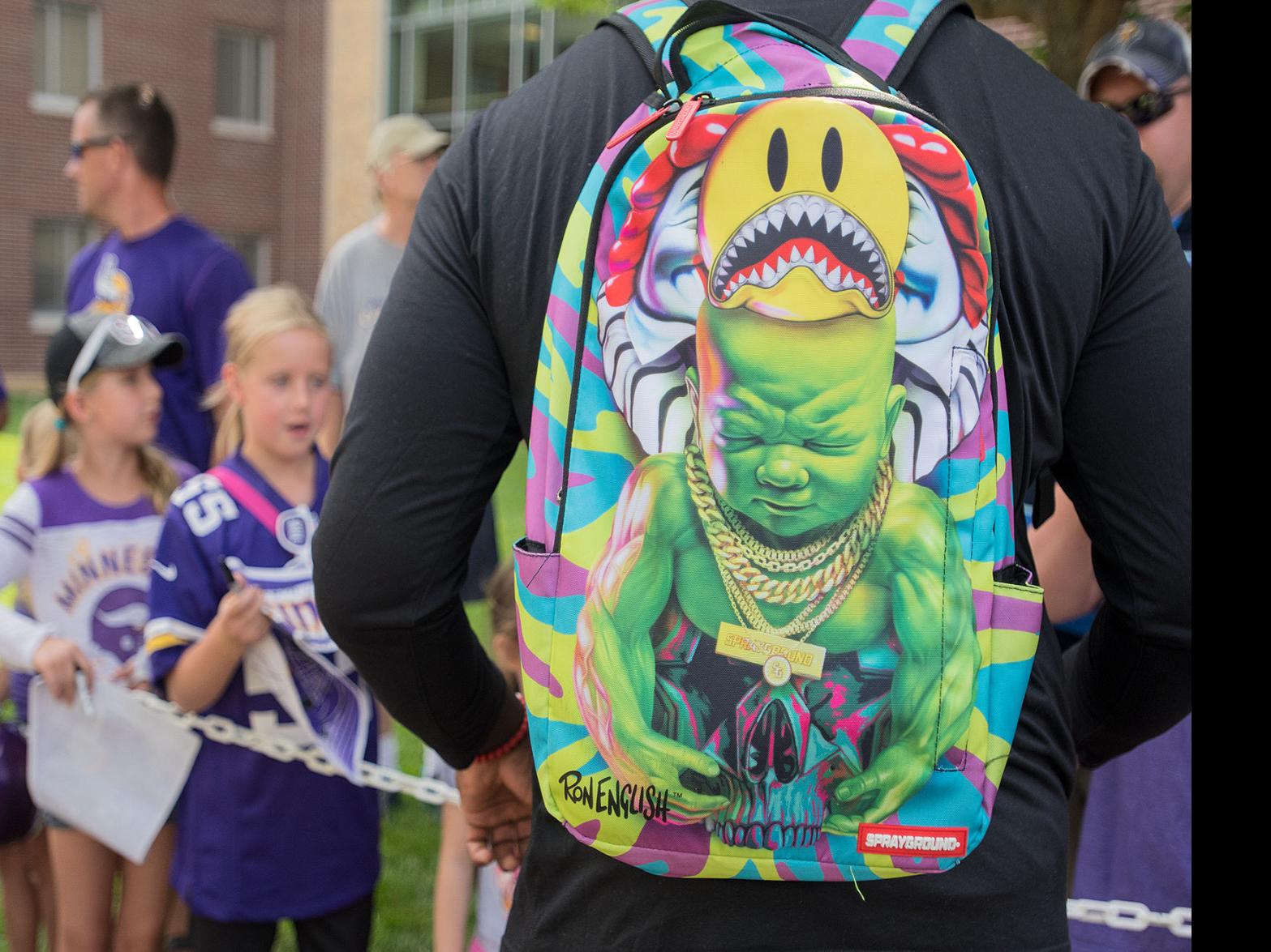 Pro football players spread backpack trends
