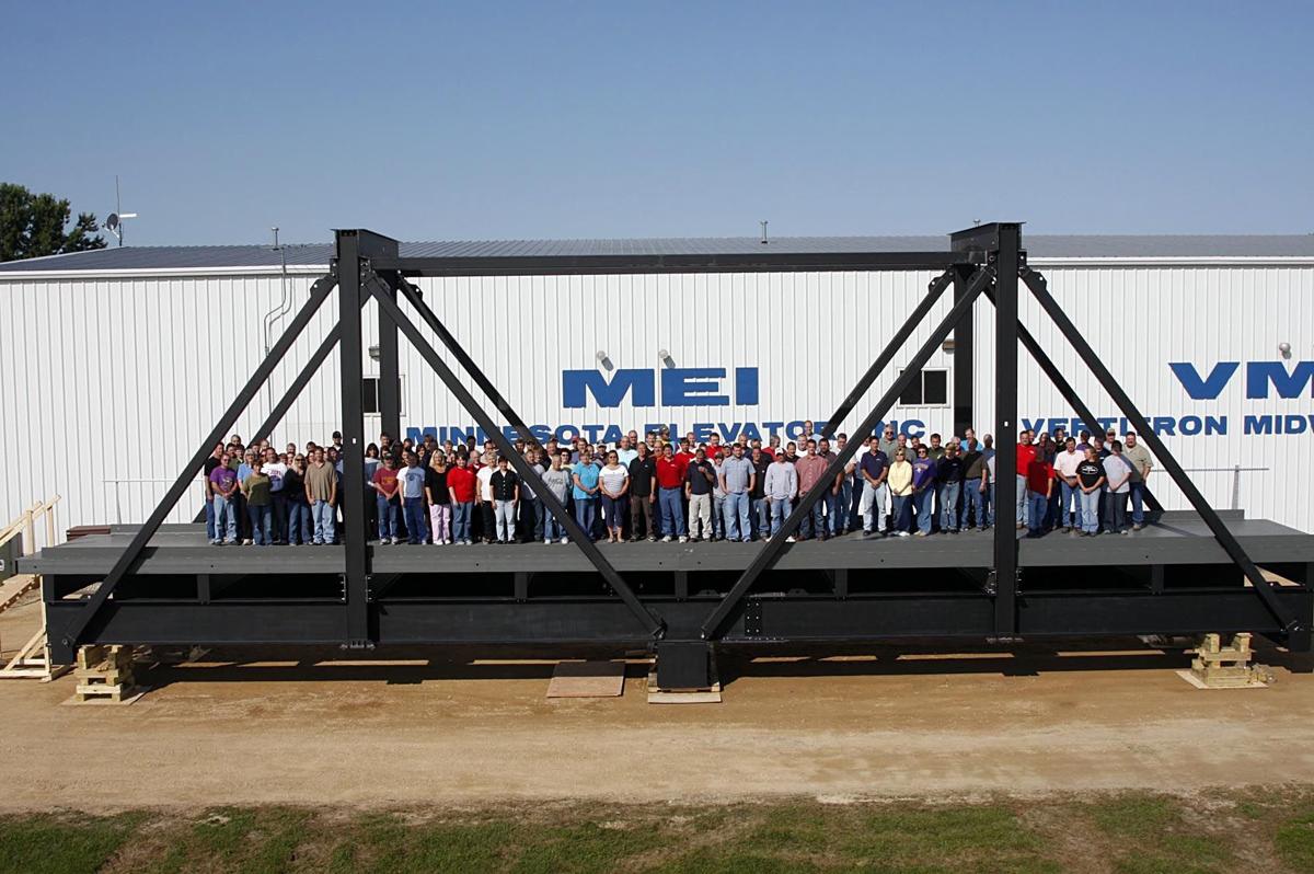 Mankato elevator company landing some big projects — big as a bus