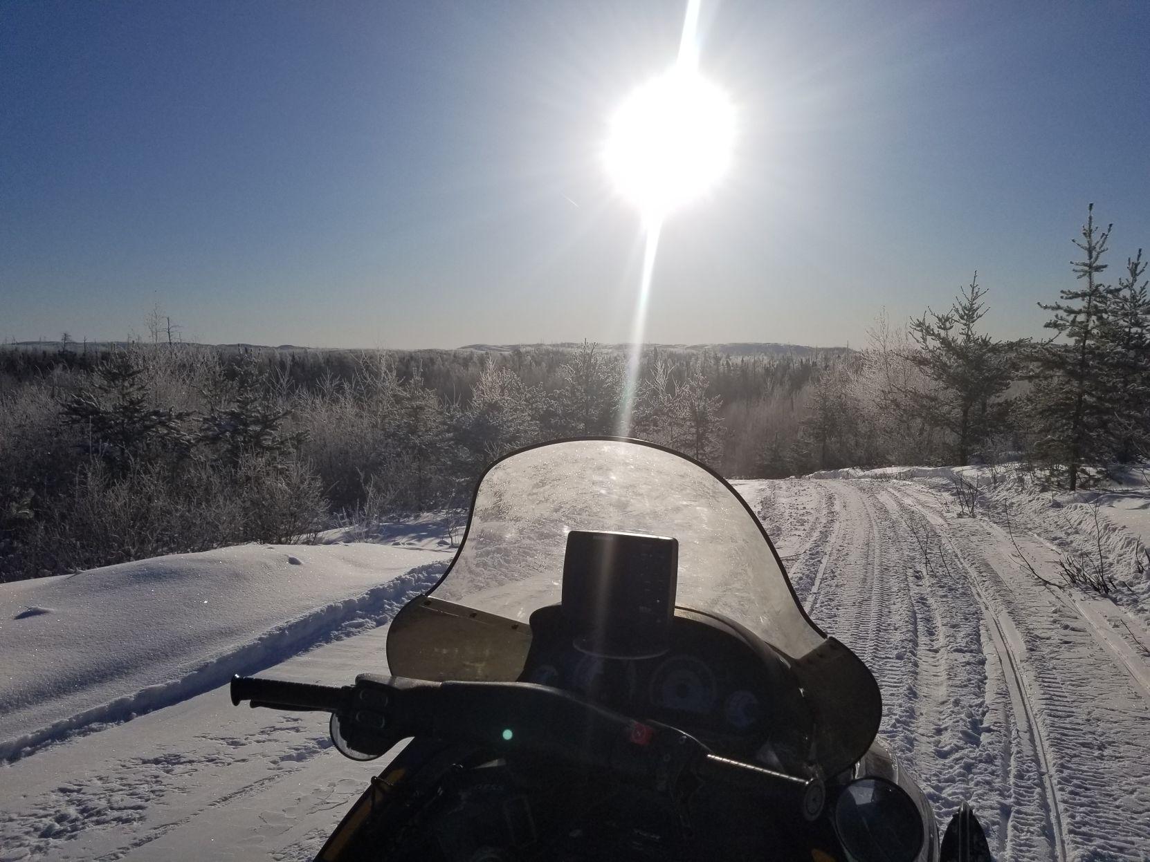 Mackenthun Snowmobile Ride Along Gunflint Trail Is Winter