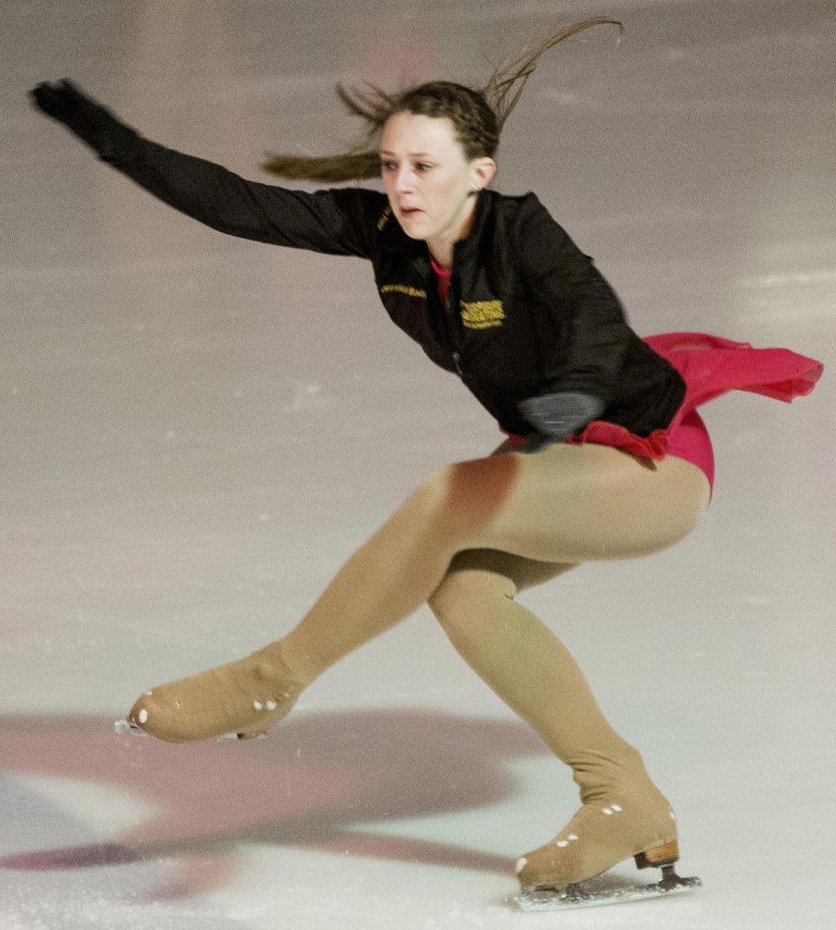 GOLD MOVES Elite skaters like Jessica Radzak highlight club's 40th
