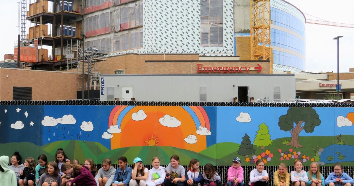 Mural by Washington Elementary students unveiled at Mayo campus | Local ...