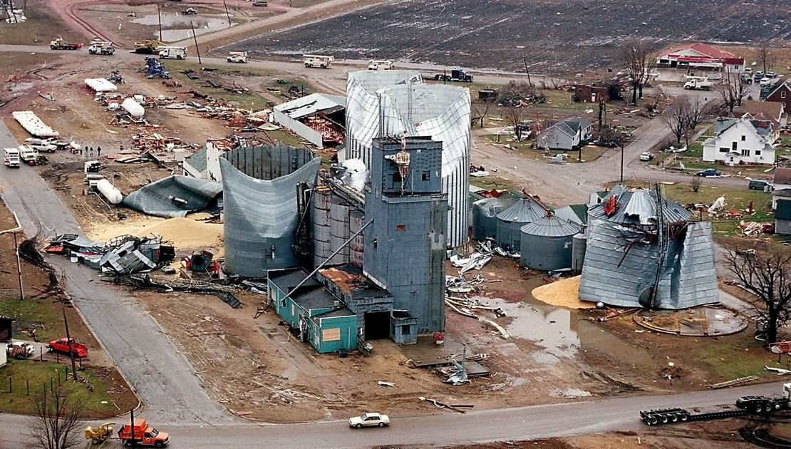 Tiny Comfrey makes comeback after struck by 1998 tornado super cell