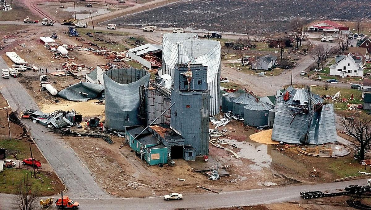 Tiny Comfrey makes comeback after struck by 1998 tornado super cell