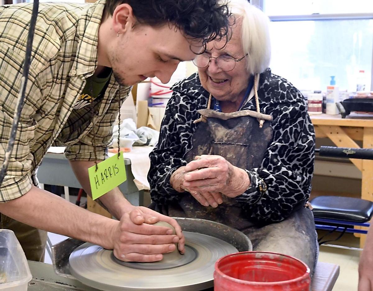Seniors, students make art while sharing stories Local News