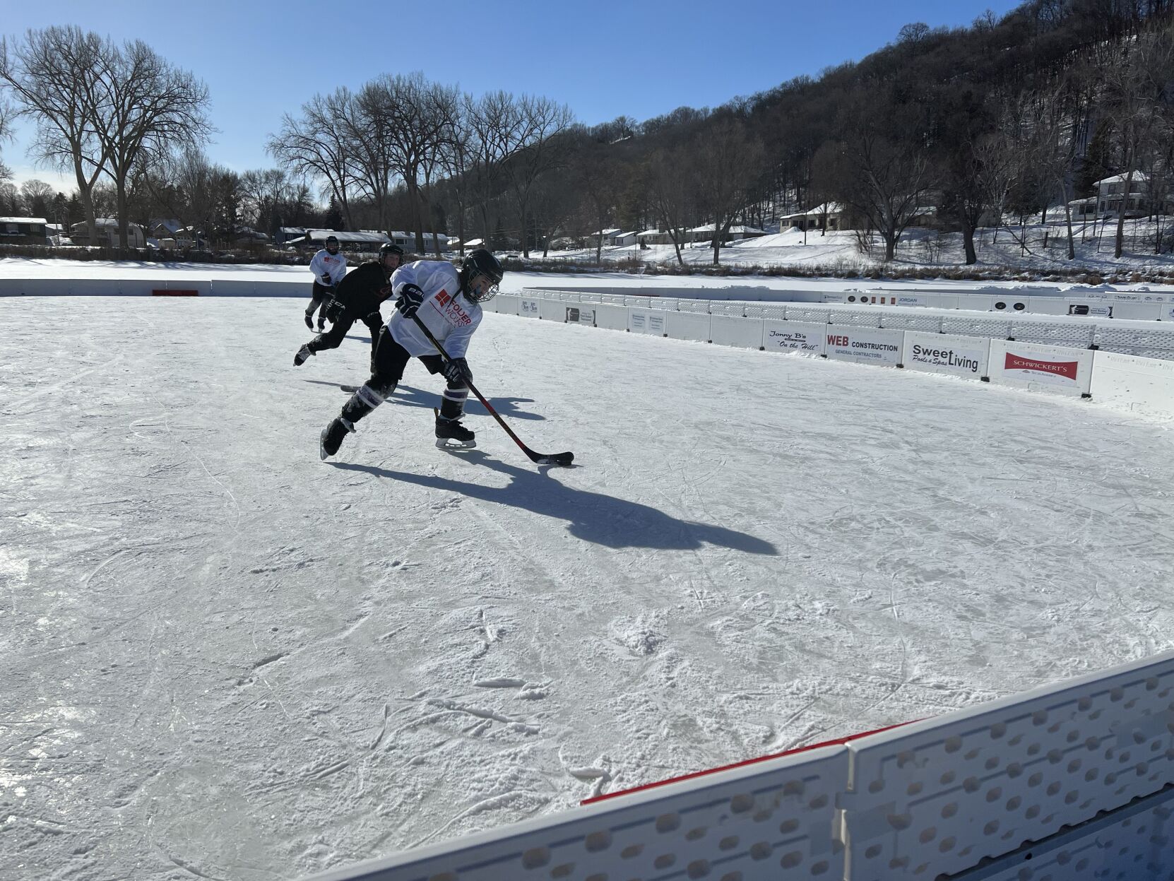 Lets play hockey Pond tourney honors boys love for the game Local News mankatofreepress