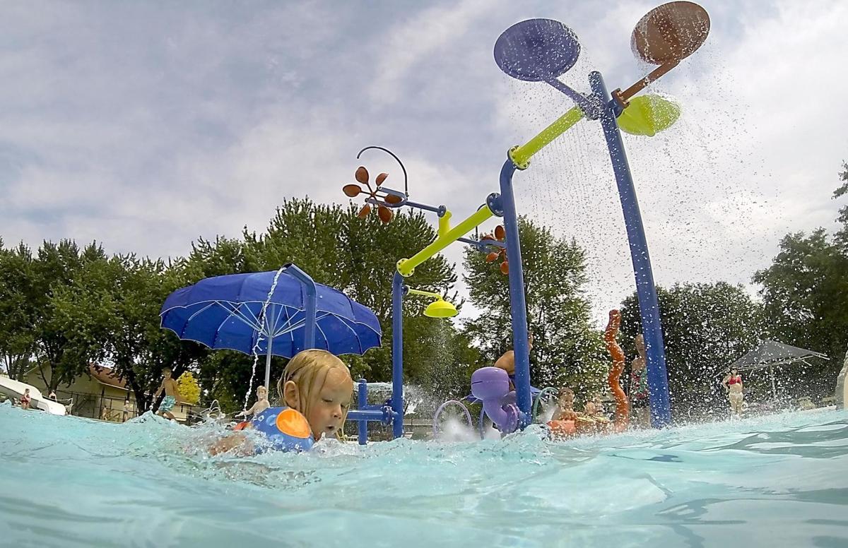First Day At The Pool Spring Lake Park Reopens Swim Park Local News Mankatofreepress Com