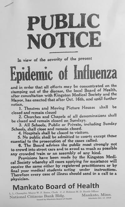 About 160 county residents died in 1918 flu pandemic | Local News ...