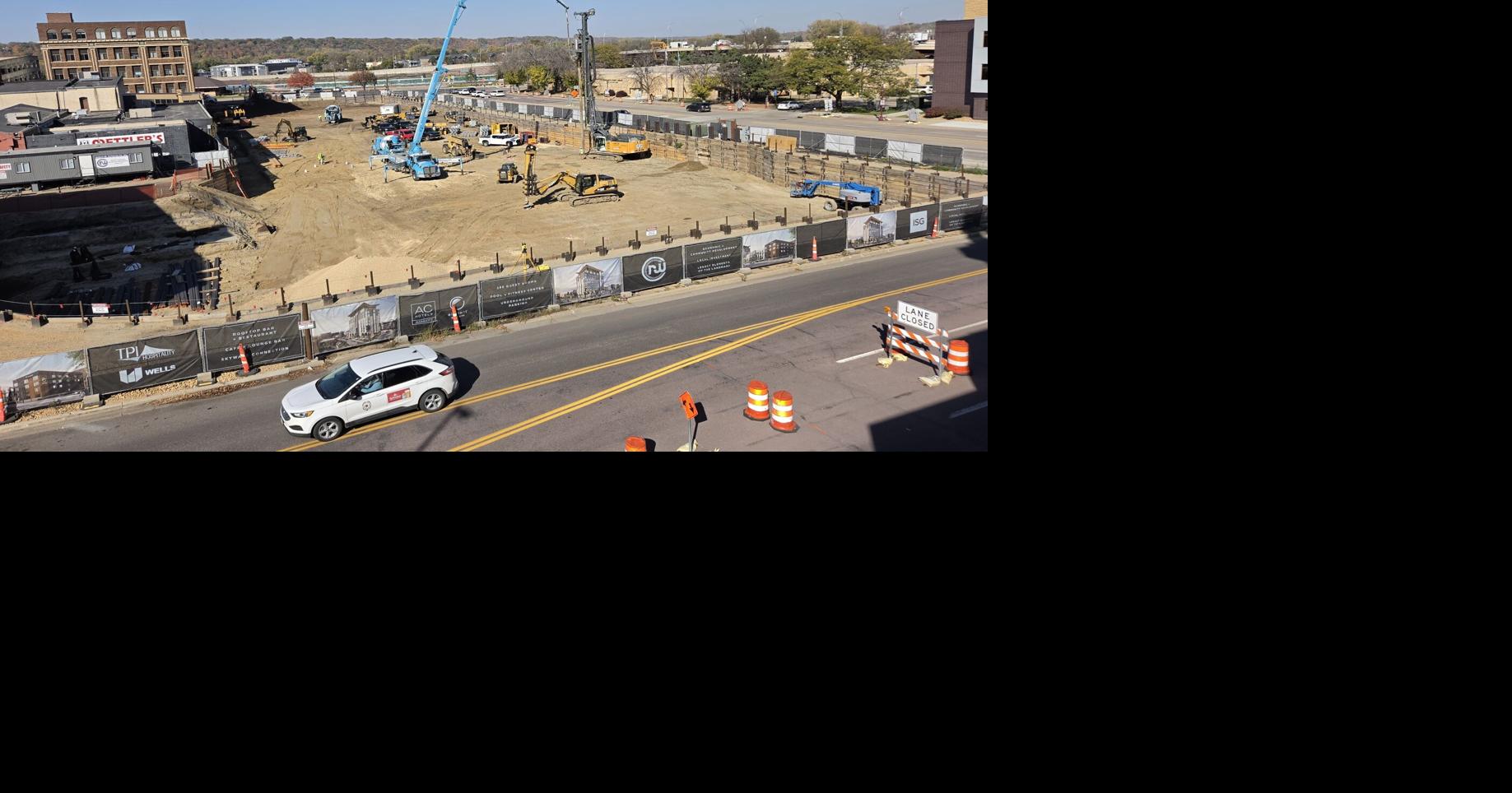 Stalled for nearly a year, work resumes on $100M hotel project