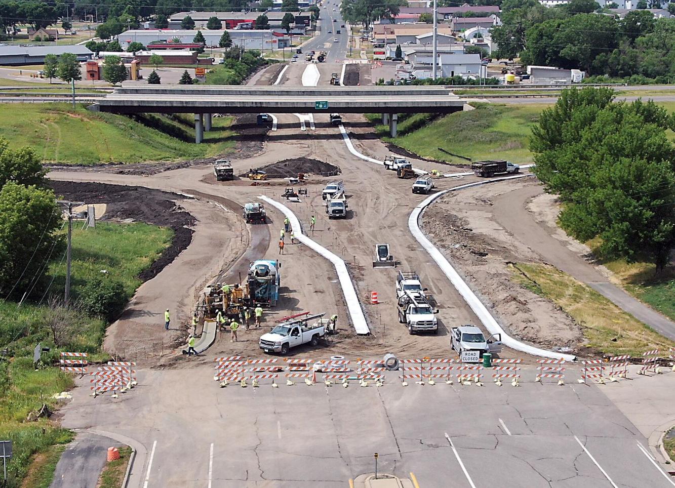 PHOTOS Riverfront Drive roundabout construction continues Photos