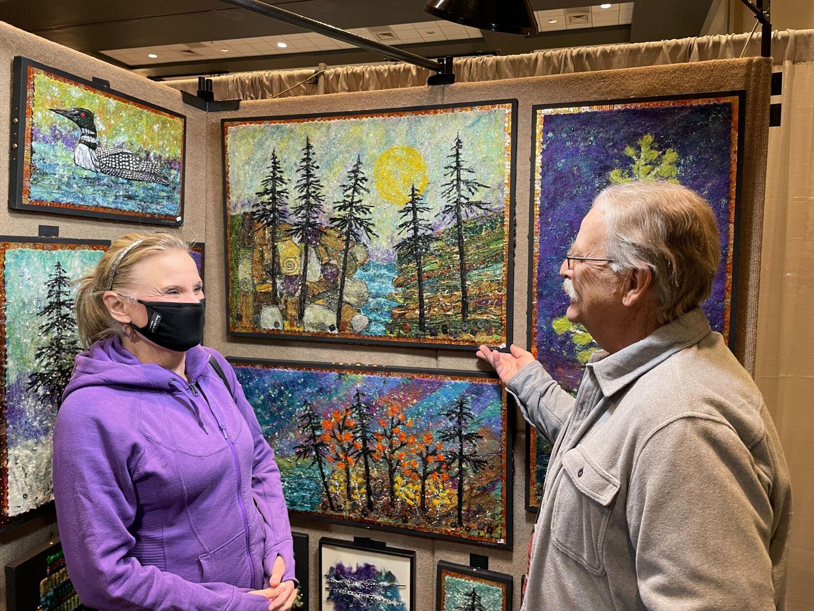 Lower turnout for fine arts show as artists reunite with ...