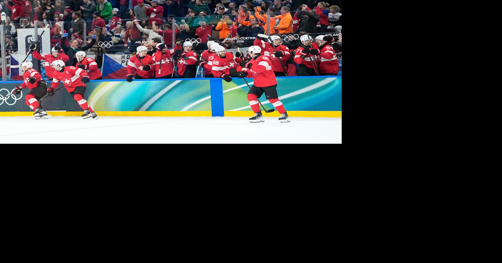 Switzerland beats Czechia in overtime at the Olympics. US and Canada go for the top seed