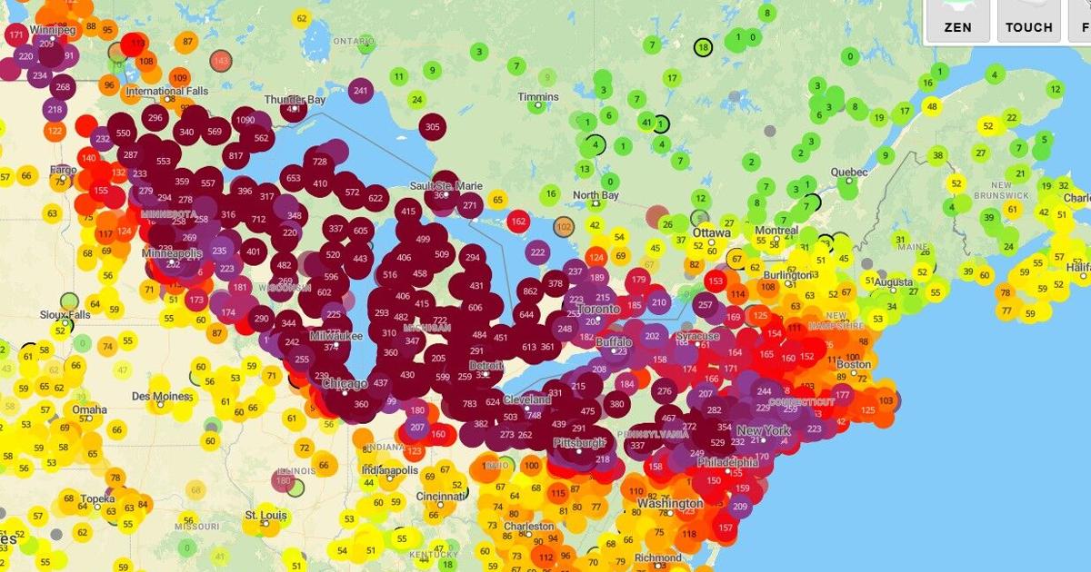 Mankato spared from hazardous wildfire pollution