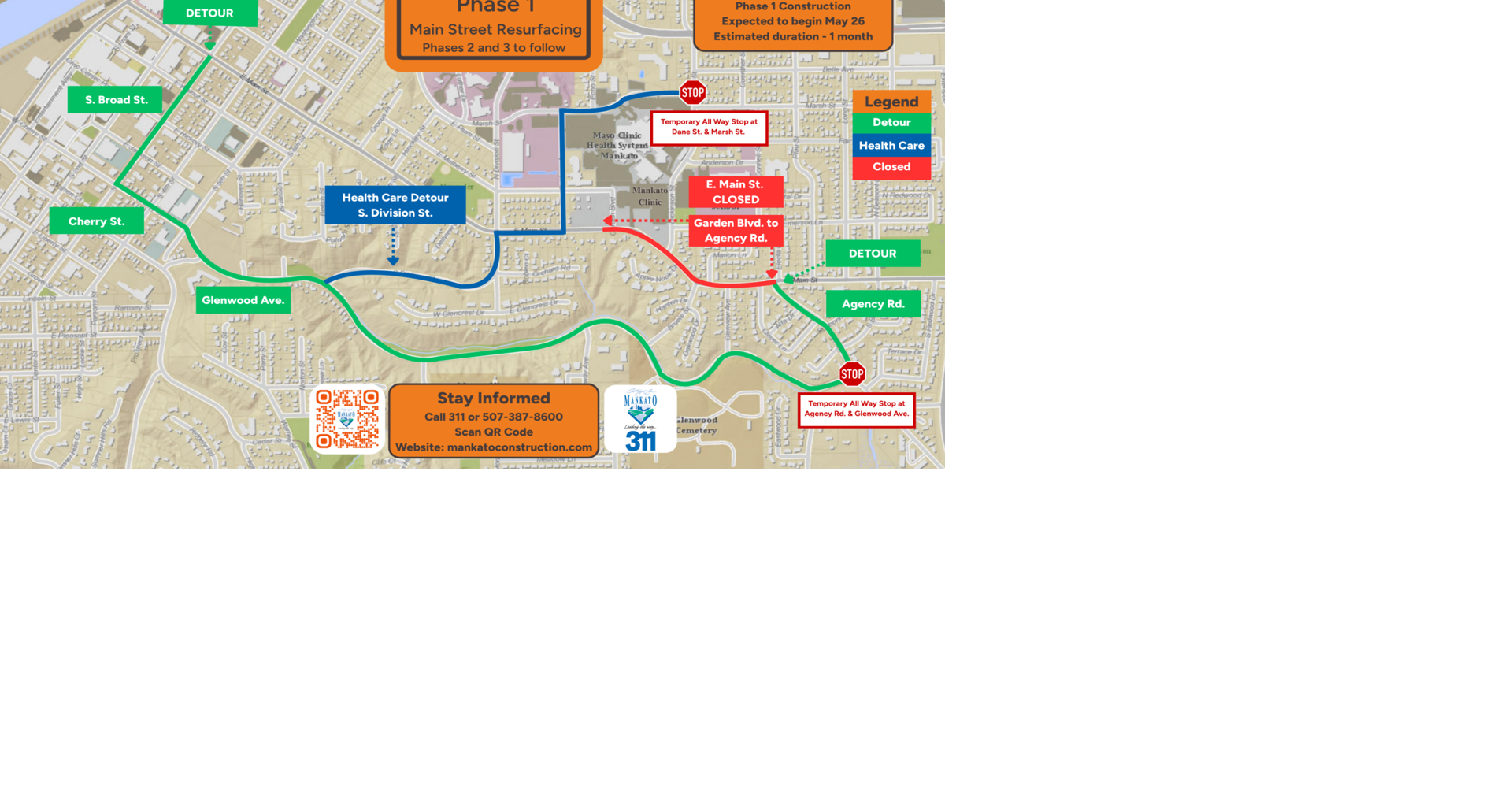 Main Street resurfacing starts May 26