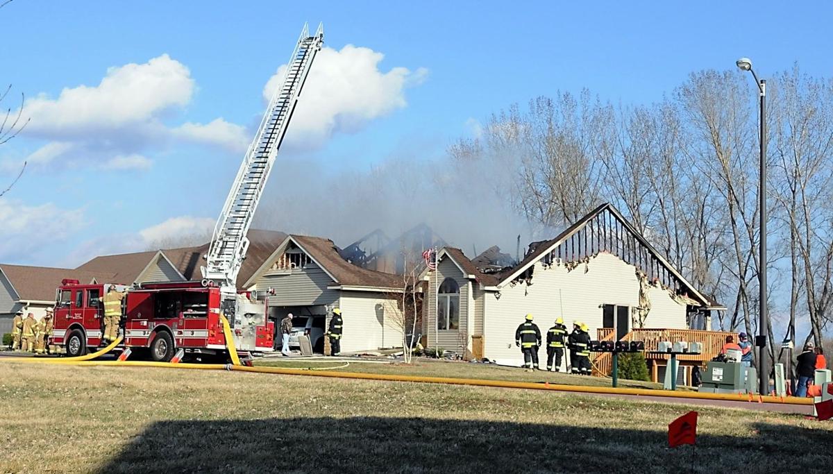 Fire destroys two Elysian townhomes News