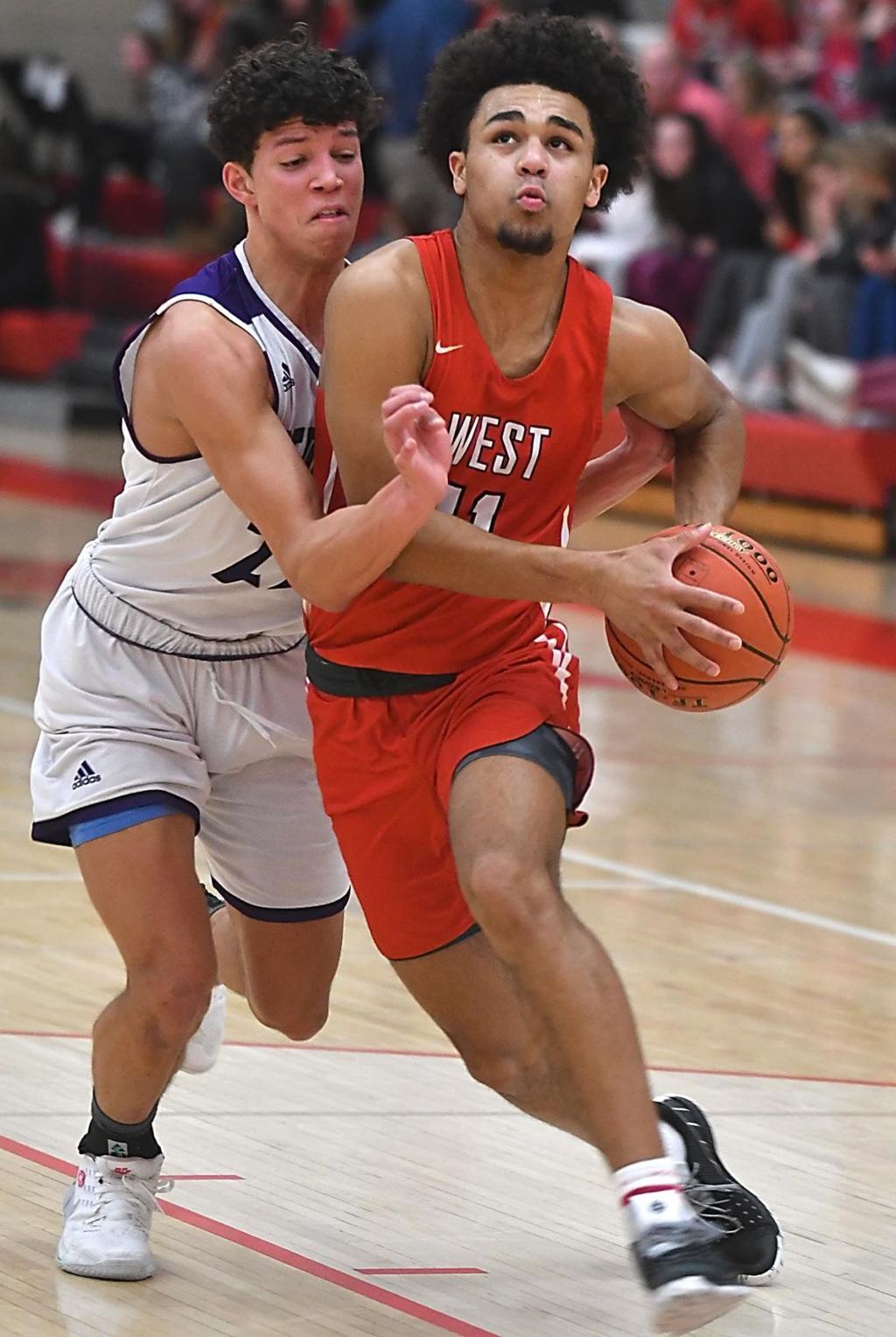 Mankato West Boys Basketball Team Rallies To Beat Red Wing Local
