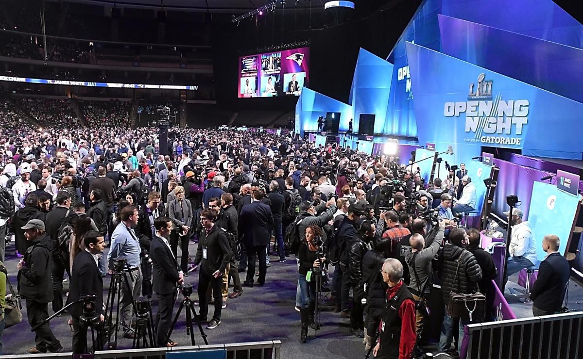 Super Bowl Media Day Fans pay 32 to watch media interview players