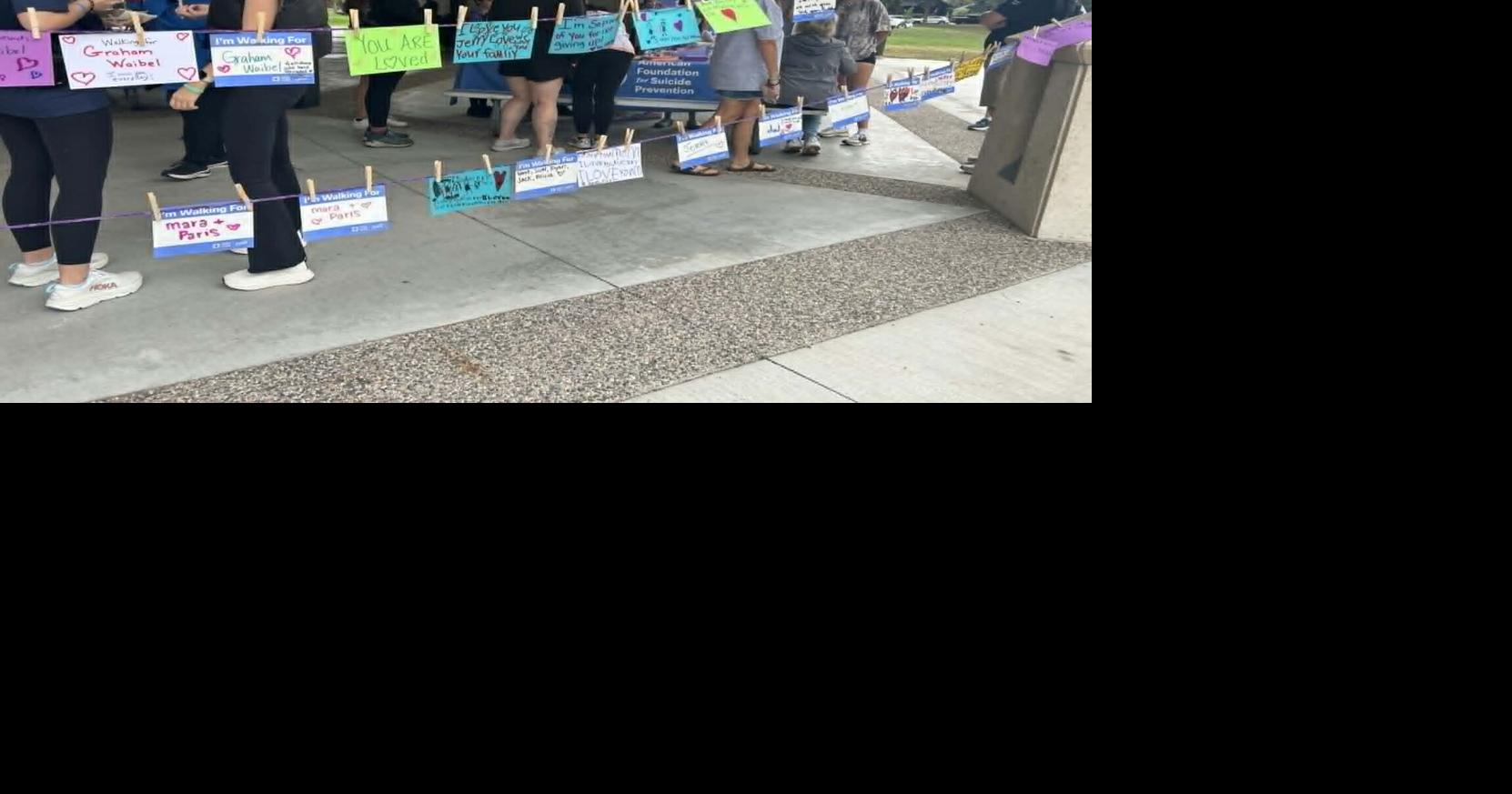 Out of the Darkness Walk for Suicide Prevention to raise awareness, funds