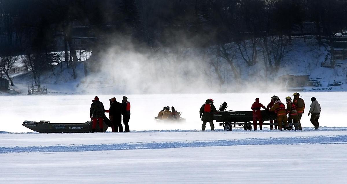 Snowmobiler falls into lake Local News