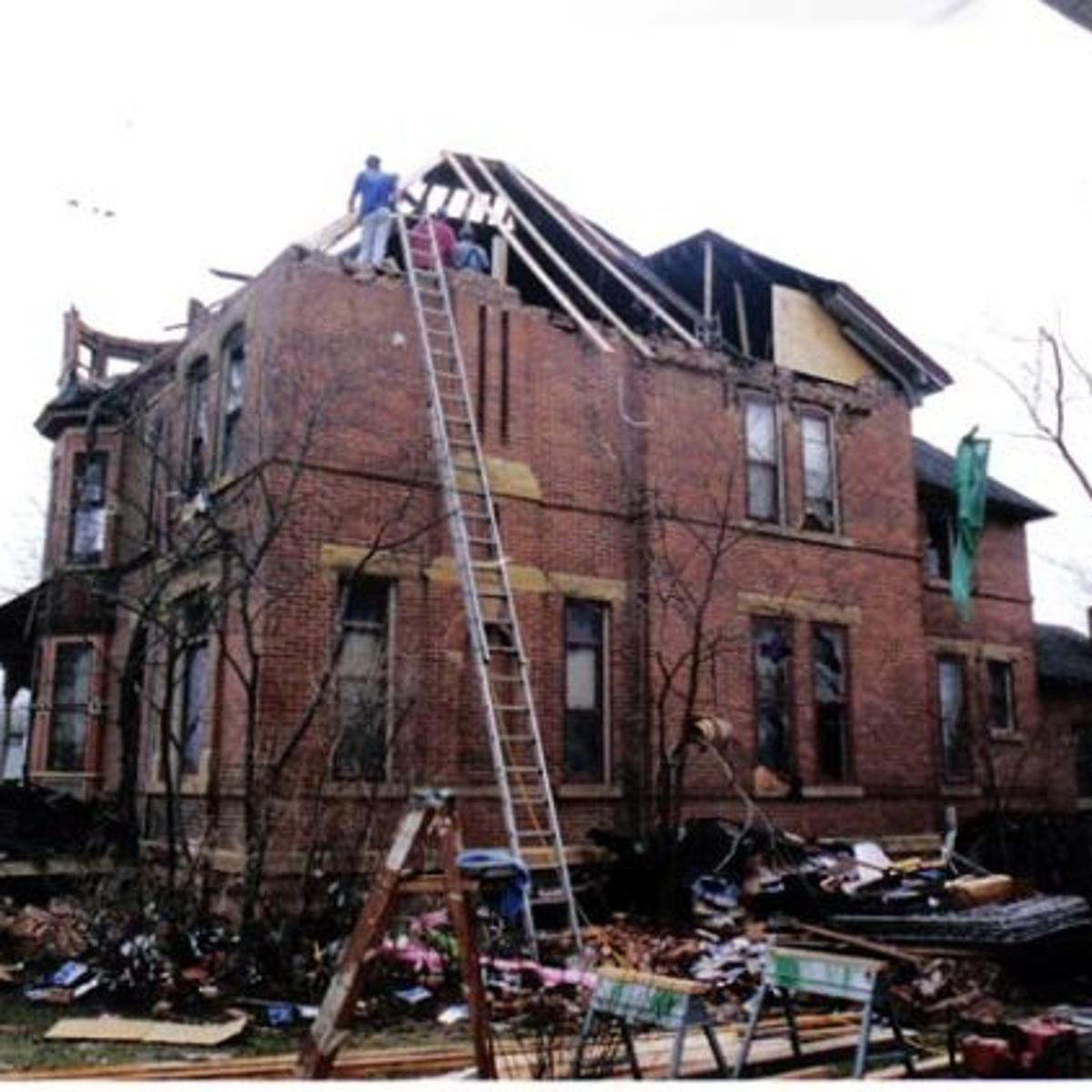 Weather St Peter Mn Today St Peter Homeowner Recalls Restoring Of Historic Home After Tornado Local News Mankatofreepresscom