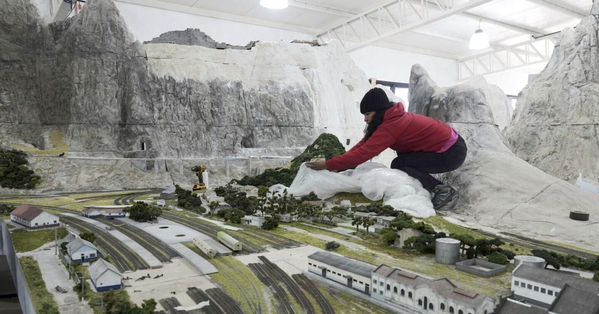 In a miniature world, climate issues loom large