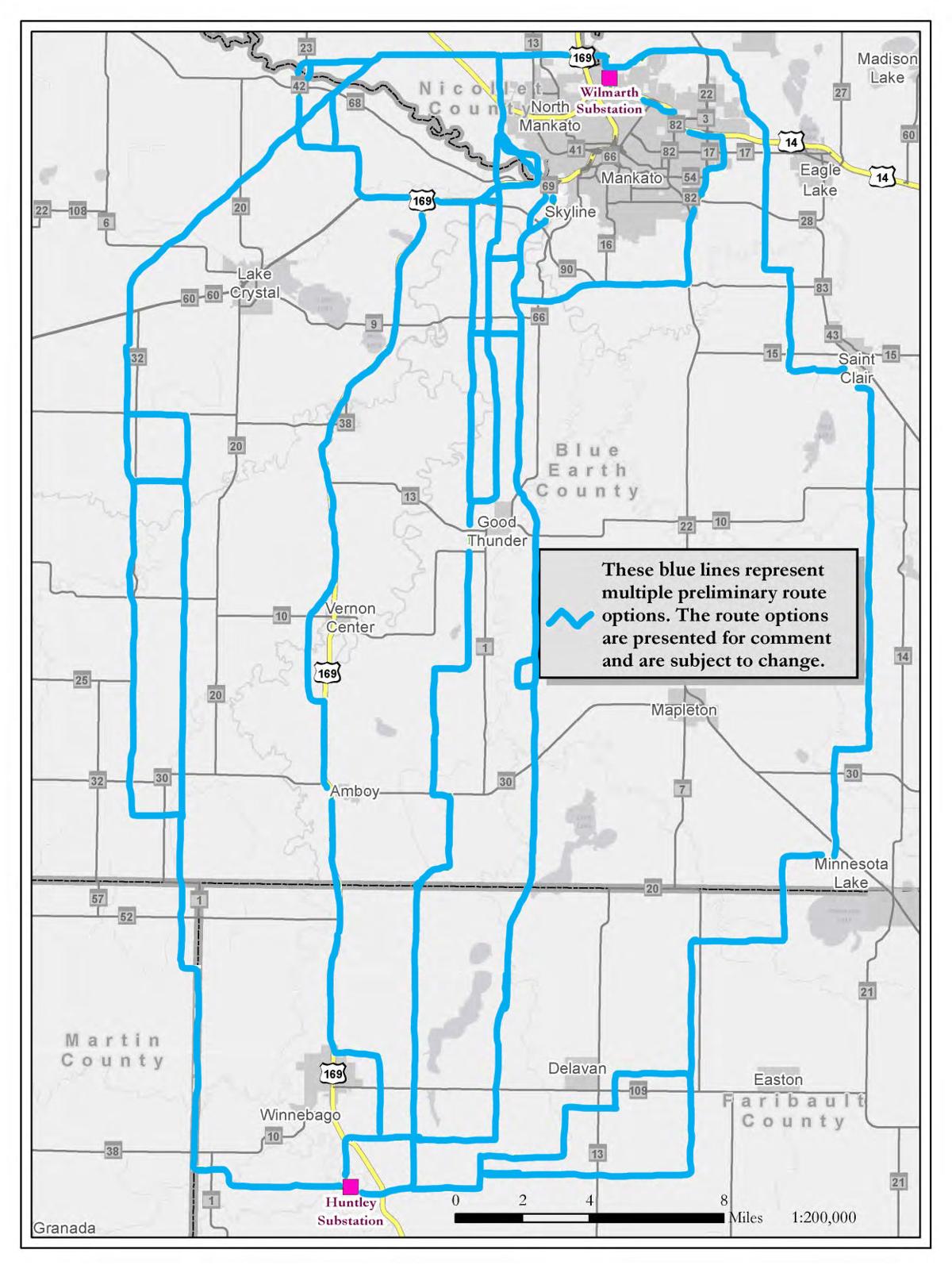 Xcel planning new powerlines between Mankato, Martin County | Local