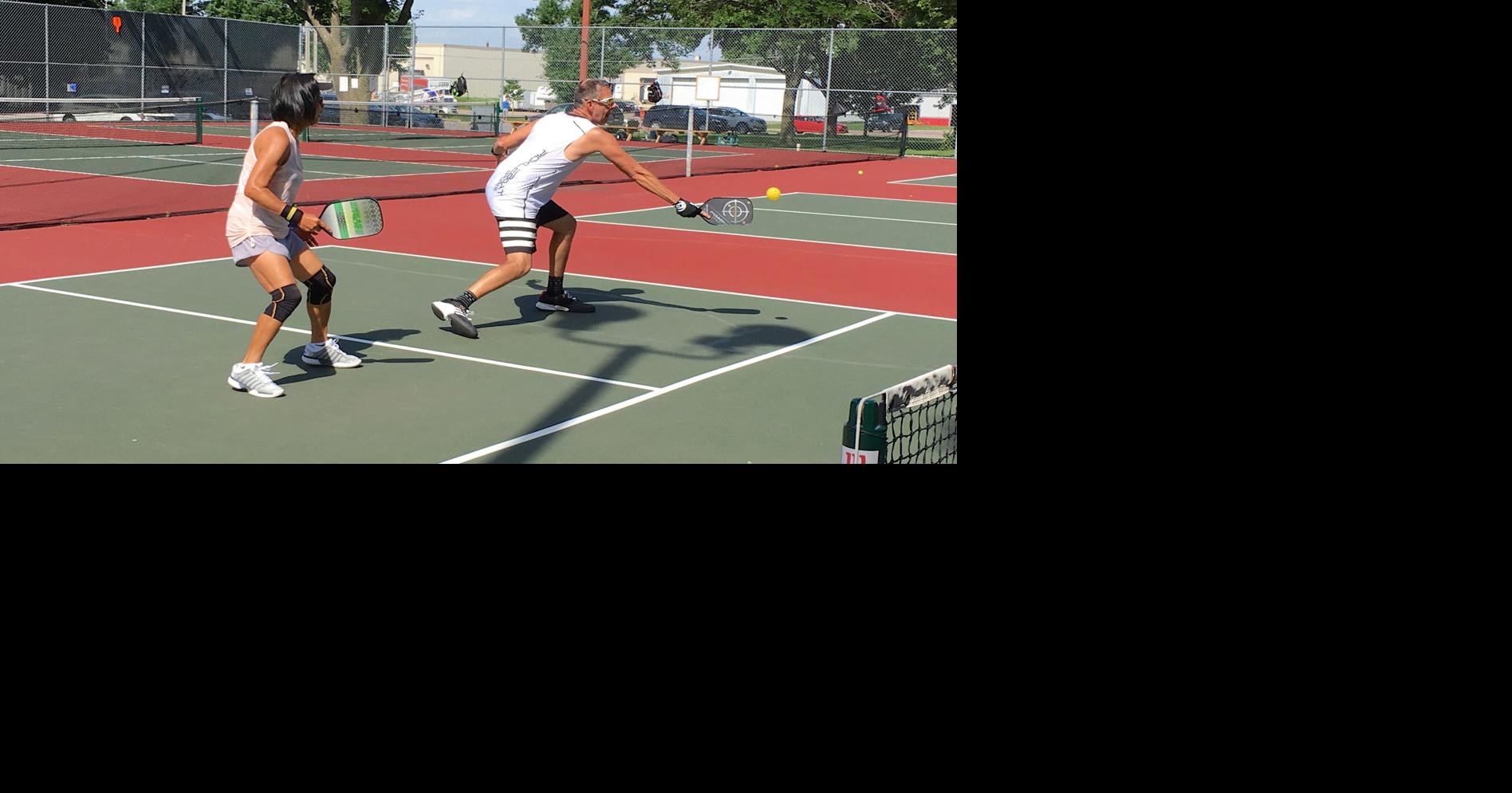 Tennis pickleball courts open today Local News mankatofreepress com