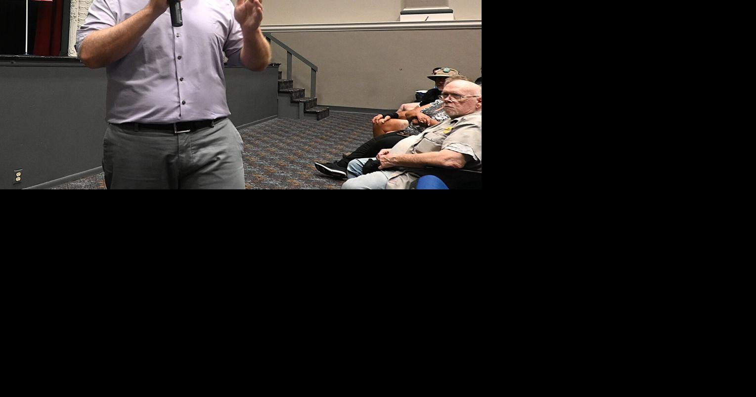 Johnson talks healthcare, Iran war and more at town hall