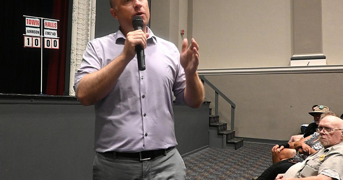 Johnson talks healthcare, Iran war and more at town hall