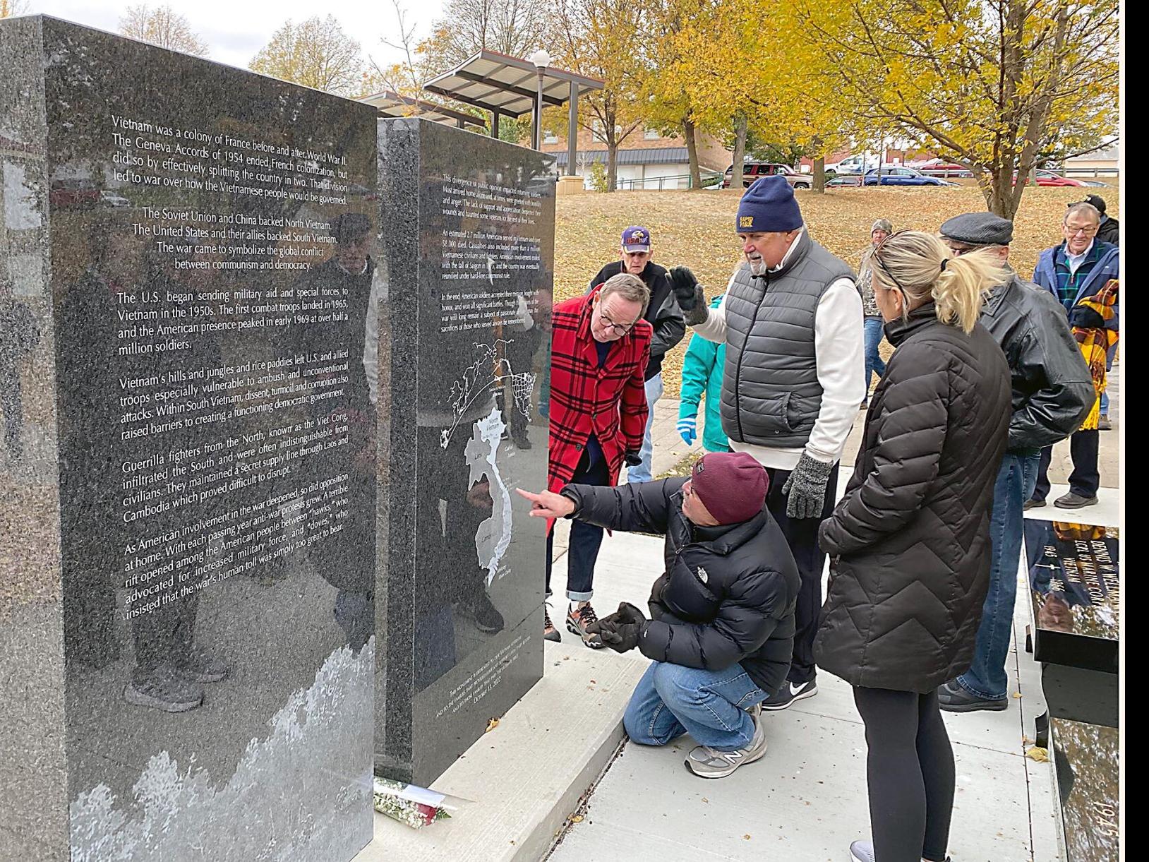New Ulm dedicates its new Vietnam vets memorial | Local News |  mankatofreepress.com