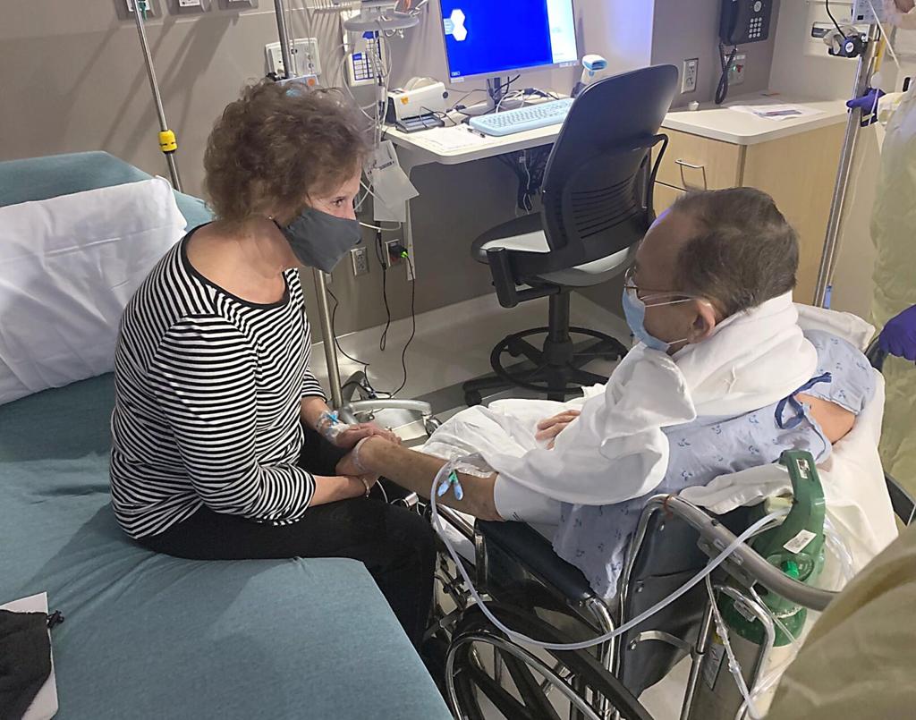 A very joyful moment': Couple with COVID-19 share reunion at ...