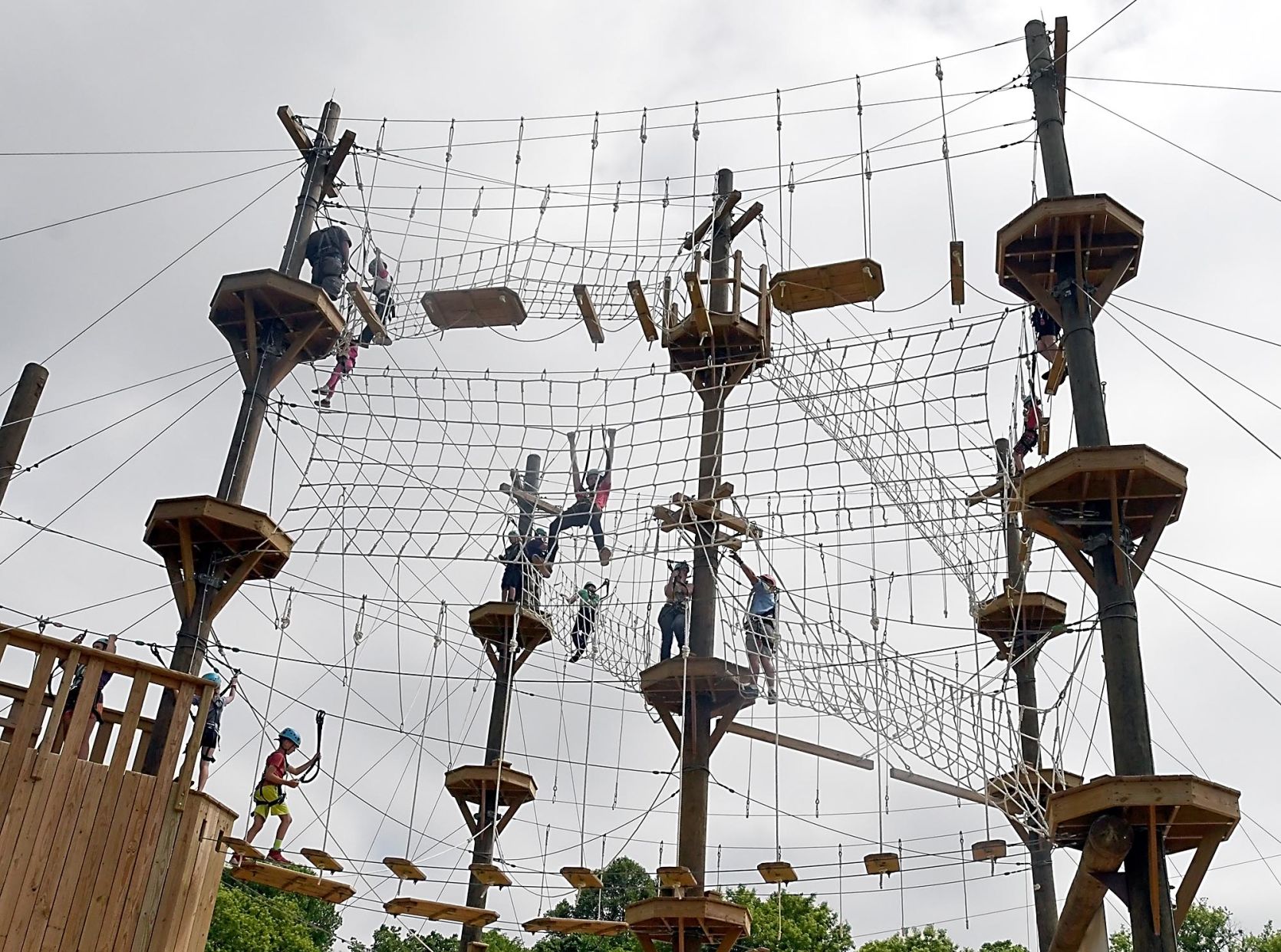 Ninja-worthy Adventure Park opens at Kerfoot zip-line | Local News