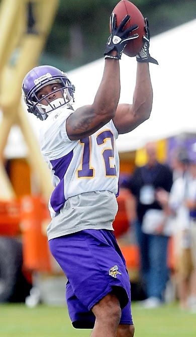 Vikings' Harvin has migraine attack at practice - The San Diego  Union-Tribune