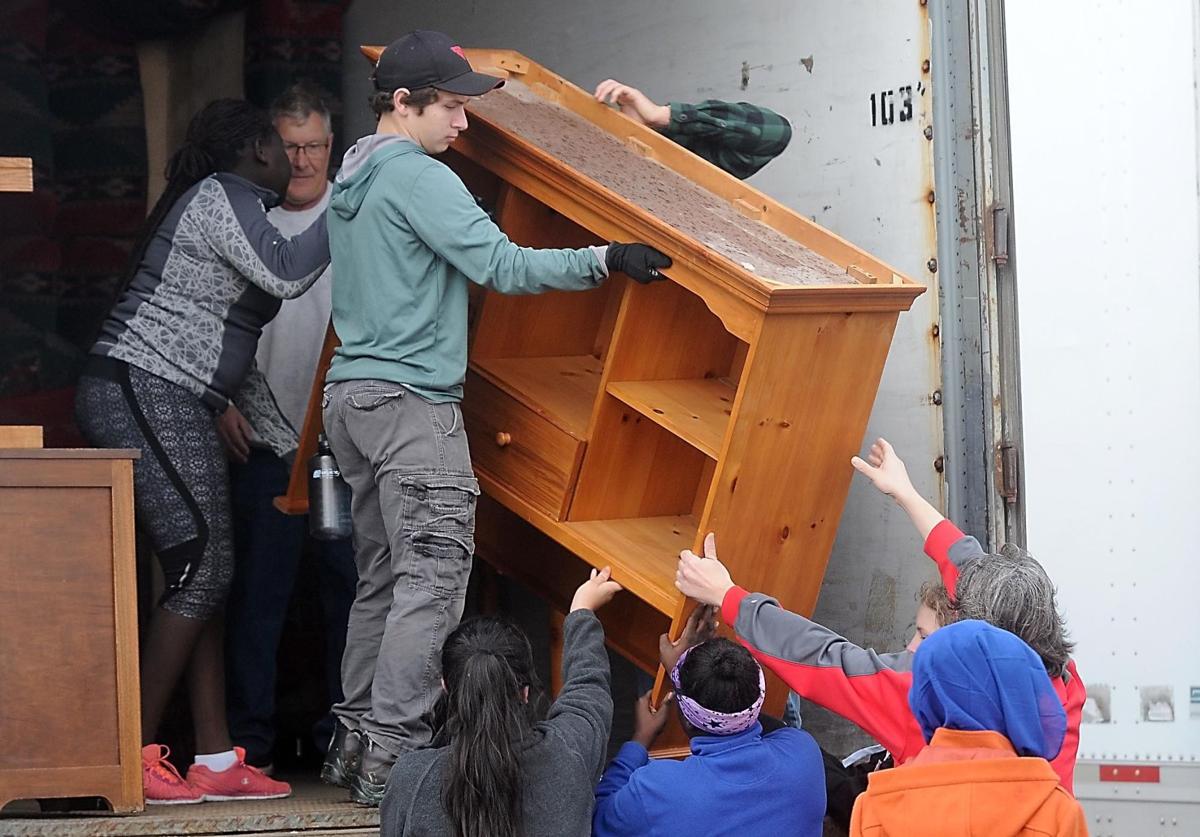 Quite the haul Hundreds of pieces of furniture collected for flood