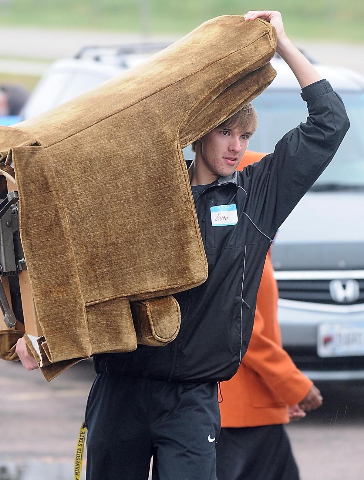 Quite the haul Hundreds of pieces of furniture collected for flood