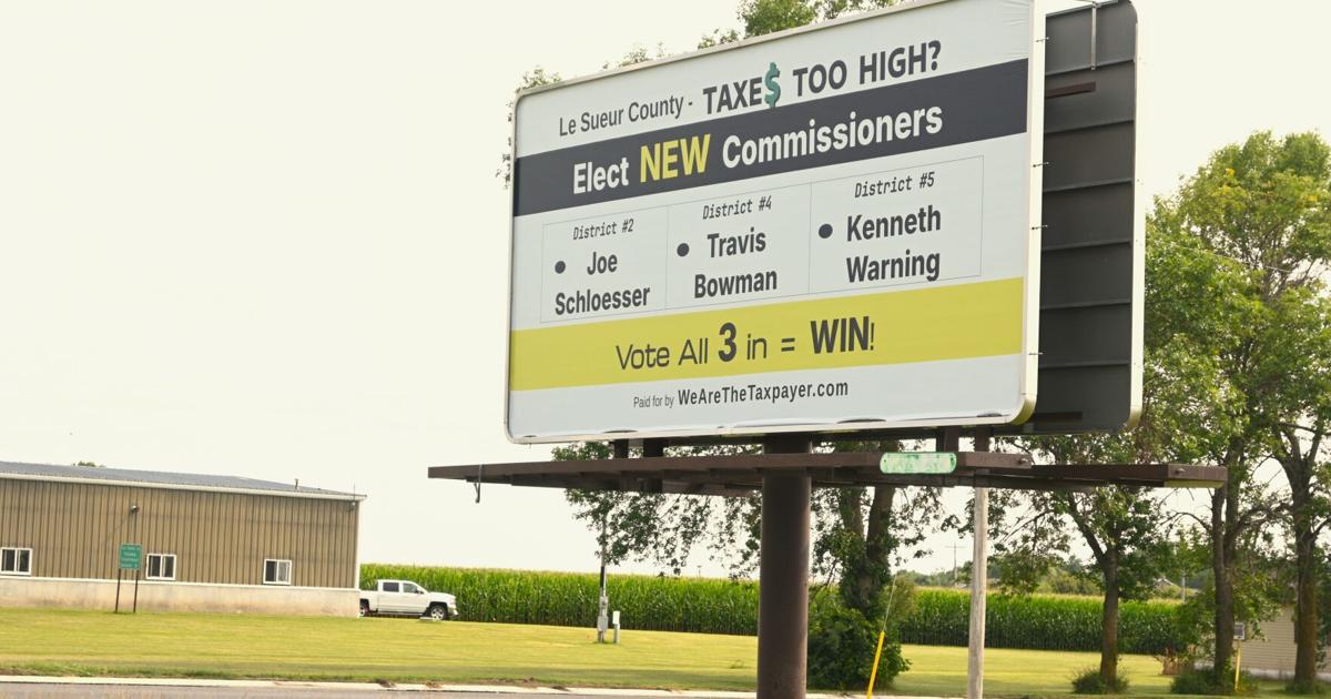 Billboards in Le Sueur County raise questions on finance law