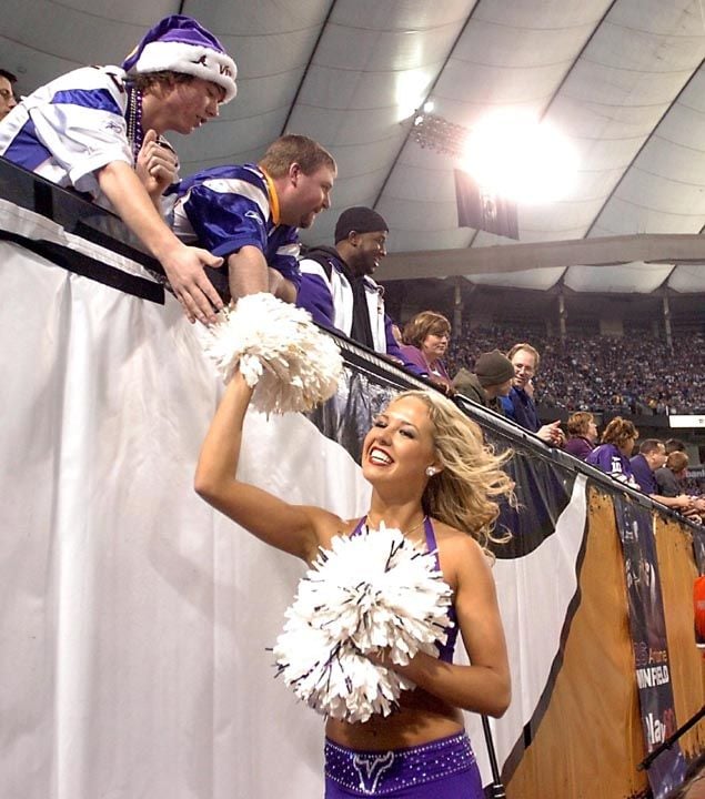 Local woman enjoys being Vikings cheerleader, Local News